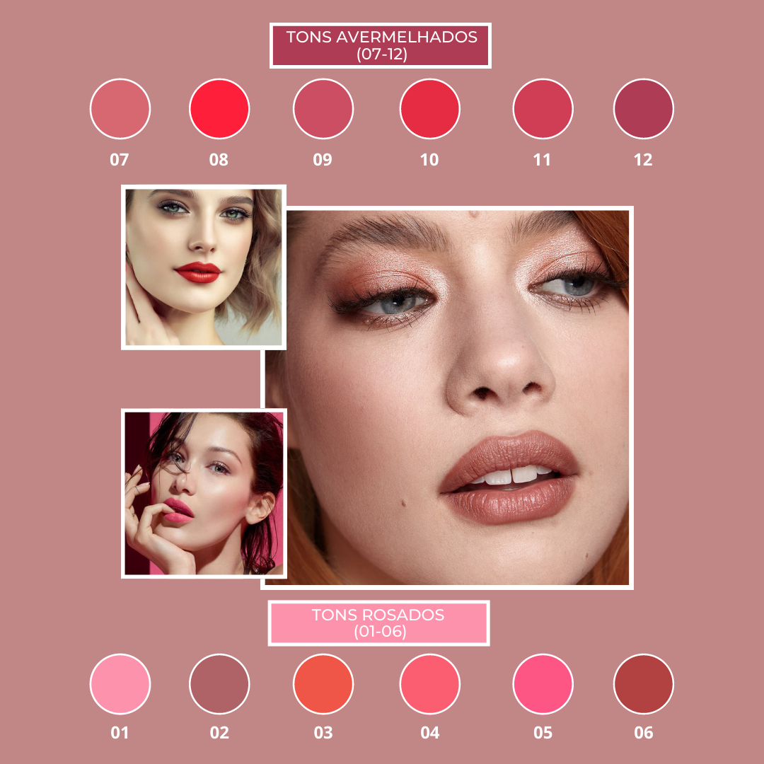 OH MY GLOSS™ - Conjunto de 6 Lip Gloss Permanentes