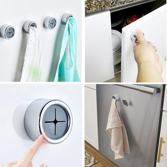 GANCHOS ADESIVOS MULTIFUNCIONAIS - TOWEL HOLDER™