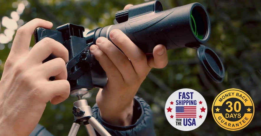 TELESCÓPIO MONOCULAR COM ACOPLAMENTO MÓVEL COM ALCANCE DE 9500 METROS - MONOZOOM ULTRA™