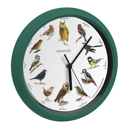 RELÓGIO DE PAREDE COM CANÇÕES DE PÁSSAROS REAIS - BIRDALARM™