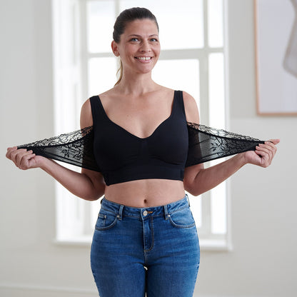 PACOTE DE 3 SOUTIENS PUSH-UP SEM ARAME E RENDA - COMFORTISSE PUSH UP BRA™