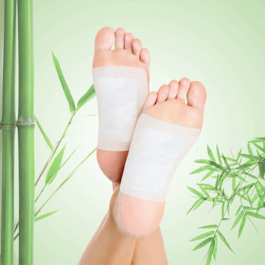 ADESIVOS DESINTOXICANTES PARA PÉS COM FÓRMULA NATURAL - DETOXFEET™