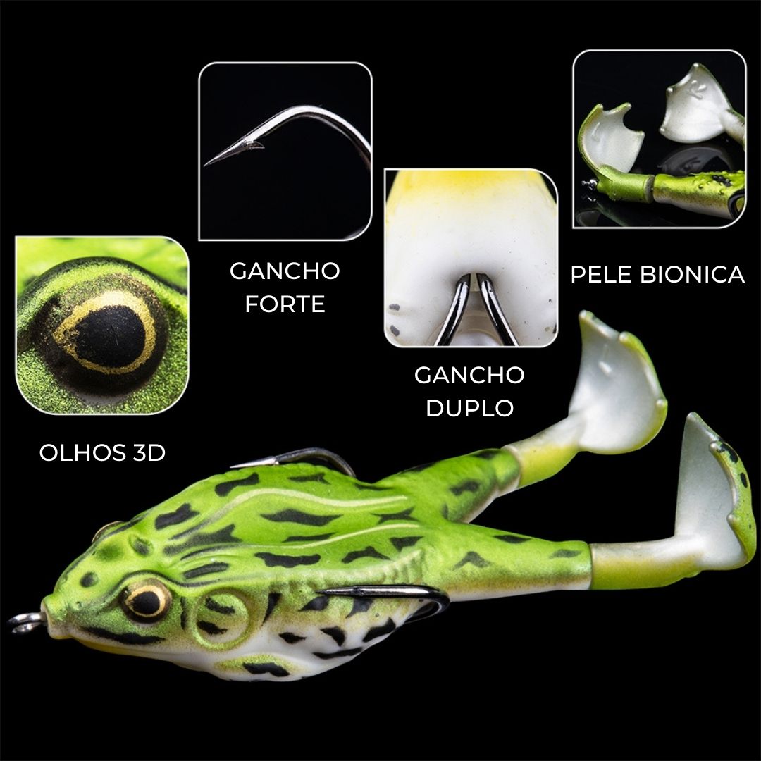 LENÇO DE SAPO BIÓNICO EM FORMA DE SAPO - FROGGY™