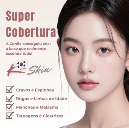 Base Coreana Stick K-Skin 2 em 1 - K-SKIN
