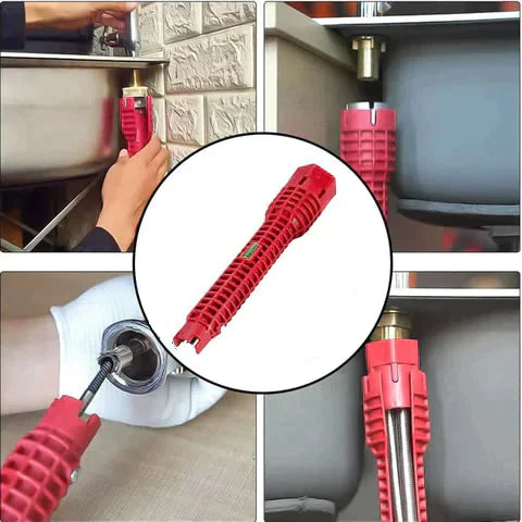 CHAVE HIDRÁULICA INIVERSAL 8 EM 1 PARA TORNEIRAS E MANGUEIRAS - HOSEPRO™