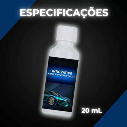 KIT de Reparação de Arranhões para Faróis de Automóveis - LensPro™