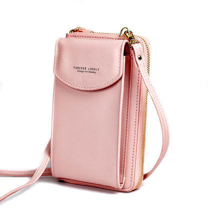 BOLSA DE MÃO PARA CELULAR COM ALÇA E ZÍPER - BANDOLERO™