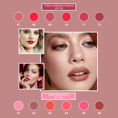 OH MY GLOSS™ -  Conjunto de 6 Lip Gloss Permanentes