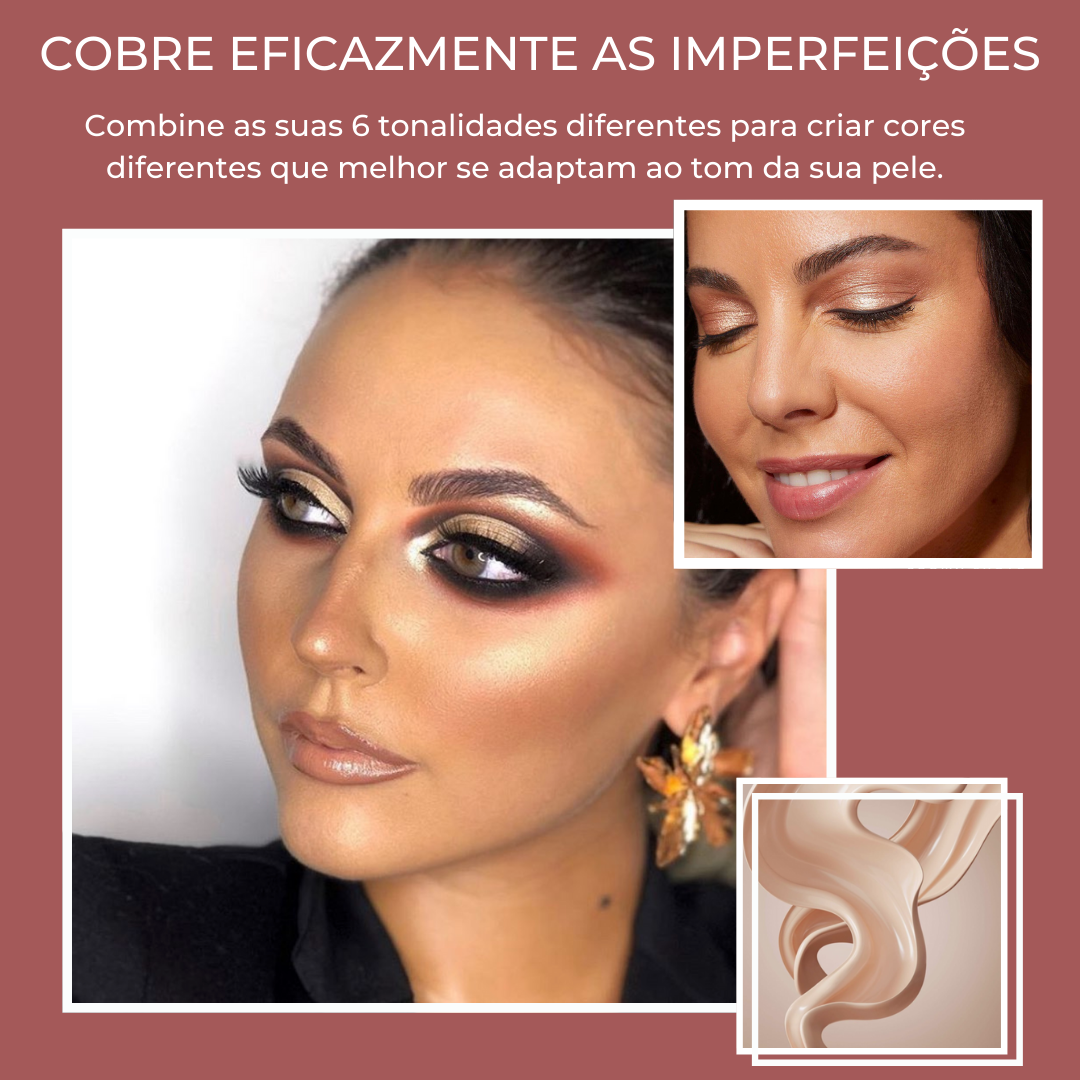 FLUS+™ - Conjunto de 6 Corretores Líquidos Fórmula anti Olheiras