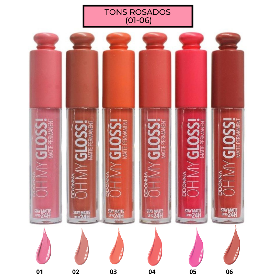 OH MY GLOSS™ -  Conjunto de 6 Lip Gloss Permanentes