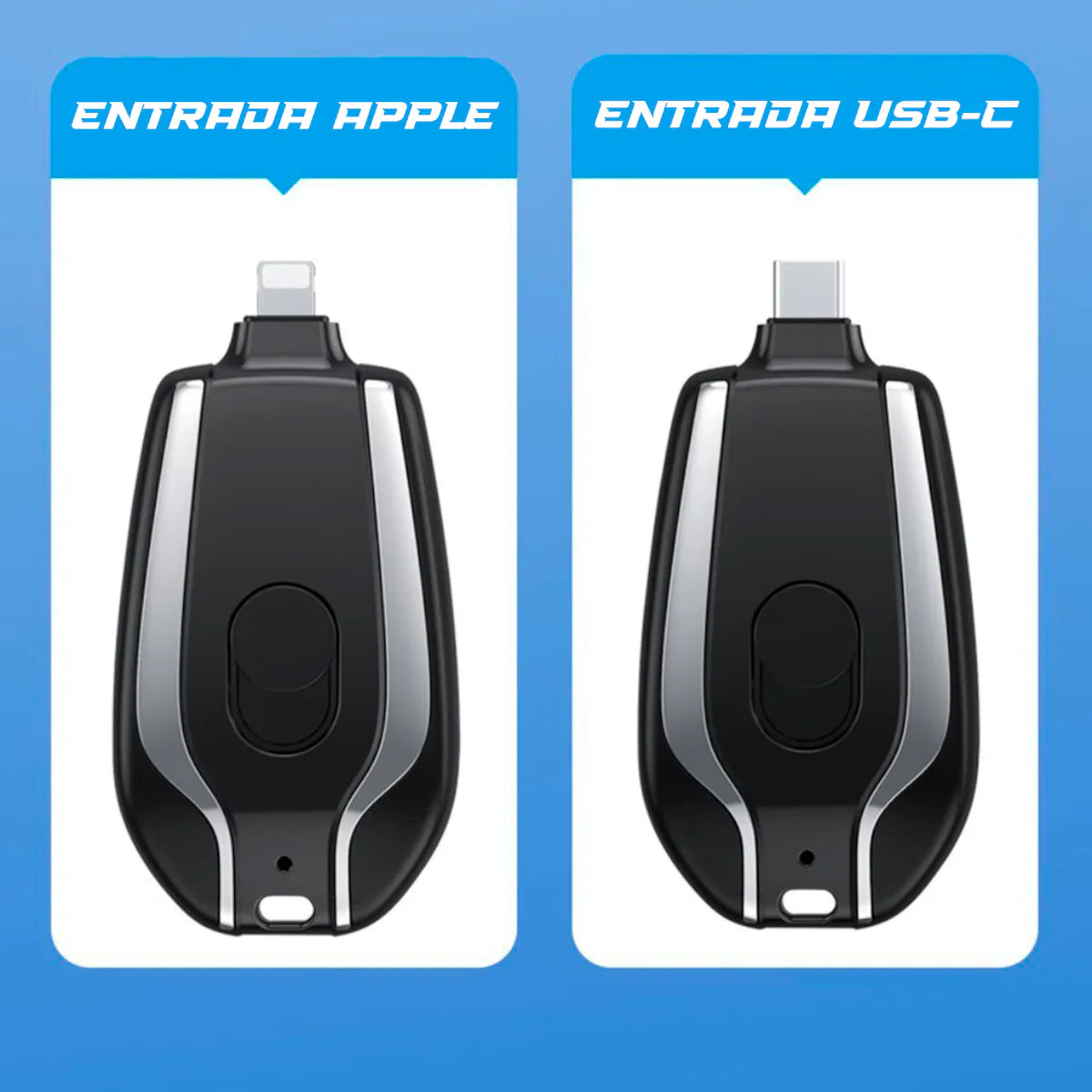MINI CARREGADOR PORTÁTIL PARA CHAVEIROS - MINIPOWER™