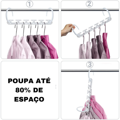 Organizador de cabides para armários - HANGERGO®