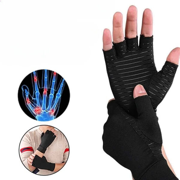LUVAS DE COMPRESSÃO PARA ALIVIAR A DOR CONTRA A ARTRITE 2 UNIDADES- COMPRESS HAND PRO™