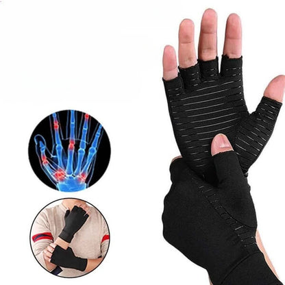 LUVAS DE COMPRESSÃO PARA ALIVIAR A DOR CONTRA A ARTRITE 2 UNIDADES- COMPRESS HAND PRO™