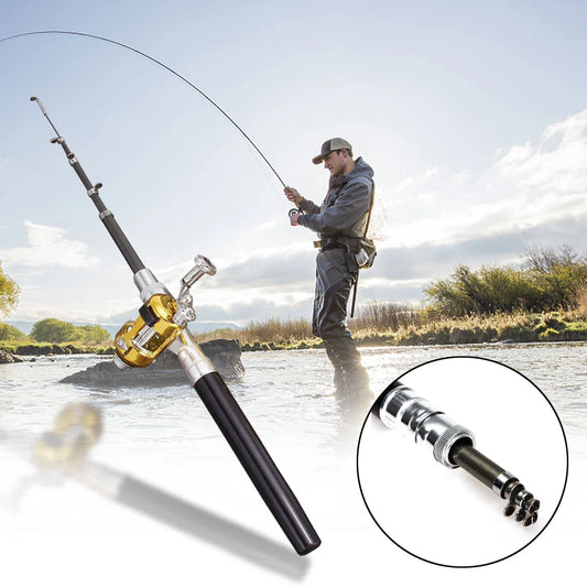 CANA DE PESCA PORTÁTIL DE BOLSO - MINI POCKET FISHING™