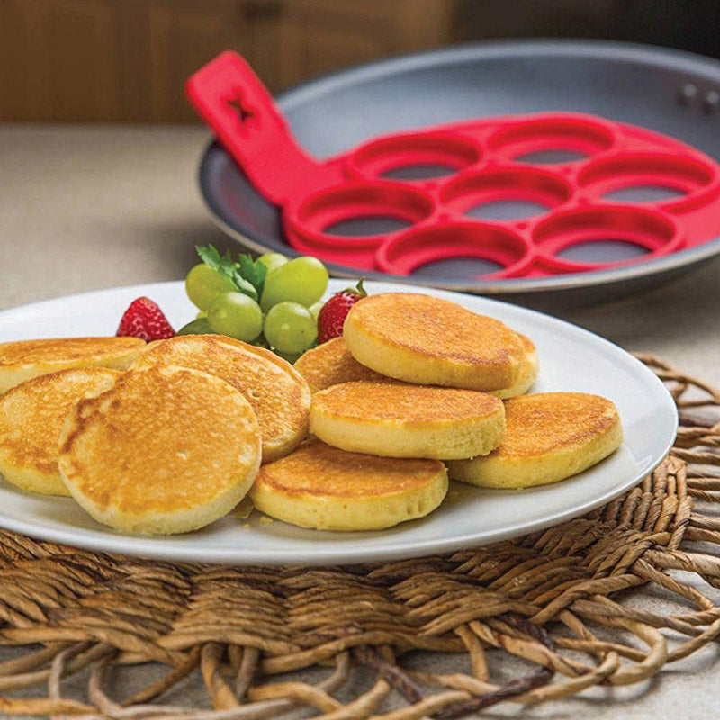 MOLDE DE SILICONE ANTIADERENTE PARA PANQUECAS - FLORAMOLD™