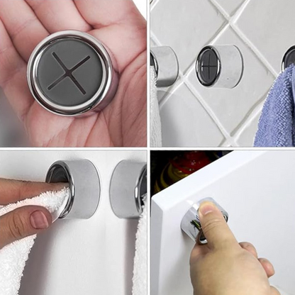 GANCHOS ADESIVOS MULTIFUNCIONAIS - TOWEL HOLDER™
