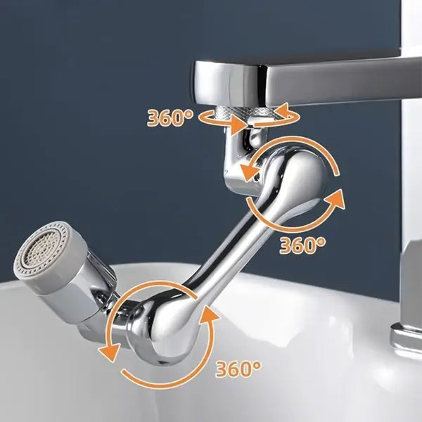 EXTENSOR DE TORNEIRA GIRATÓRIO UNIVERSAL 1080° - FLEXIFLOW™