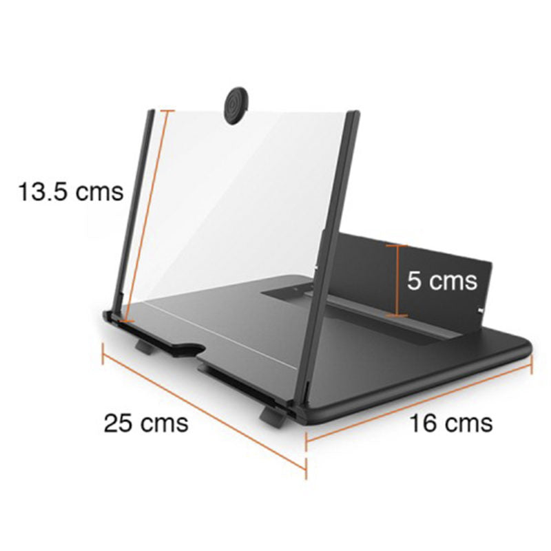 AMPLIFICADOR DE TELA PORTÁTIL PARA CELULAR 23x12,5cm - MAXISCREEN®