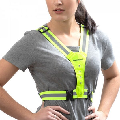 ARNÊS DESPORTIVO REFLECTOR COM LEDS - RUNNING LIGHT™
