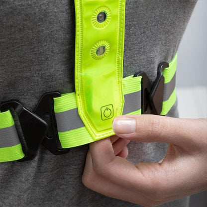 ARNÊS DESPORTIVO REFLECTOR COM LEDS - RUNNING LIGHT™