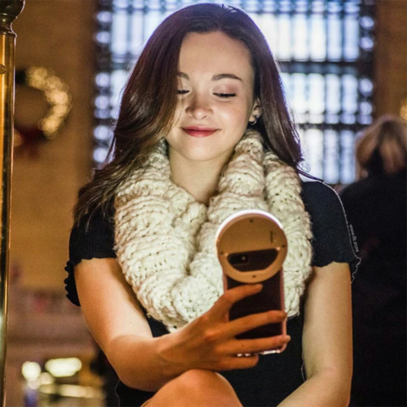MINI ANEL LUMINOSO PARA SELFIES - SELFIE LIGHT™