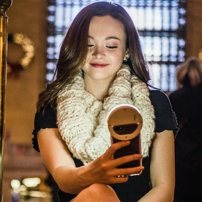 MINI ANEL LUMINOSO PARA SELFIES - SELFIE LIGHT™