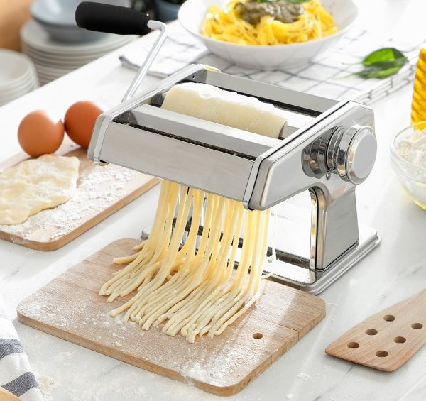 MÁQUINA PARA FAZER MASSA FRESCA + GUIA DE RECEITAS - FACILPAST™
