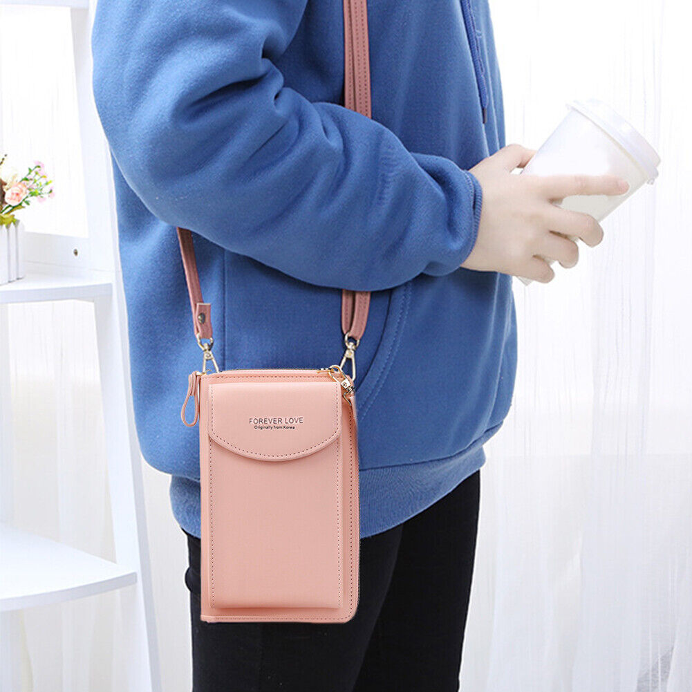BOLSA DE MÃO PARA CELULAR COM ALÇA E ZÍPER - BANDOLERO™