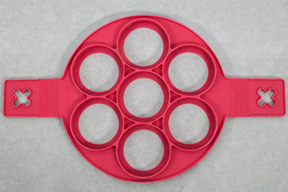MOLDE DE SILICONE ANTIADERENTE PARA PANQUECAS - FLORAMOLD™